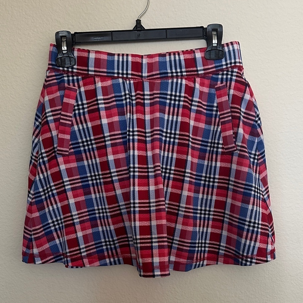 Talbots Plaid Mini Skort